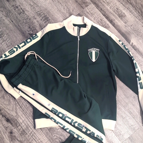 Yellow Rockstar Jogging Suit Rockstar Tracksuit Rockstar Original